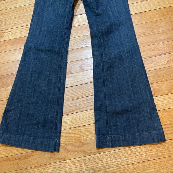 Vintage Y2K Yaso Womens Flare Leg Jeans Size 26 Inseam 32” Dark Wash NEW W TAGS - Picture 4 of 15